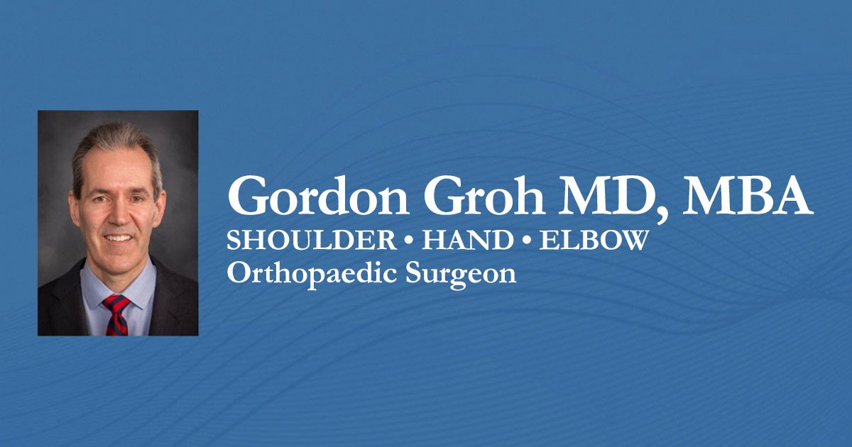 Orthopedic Surgeon: Specializing in Shoulder, Elbow, and Hand